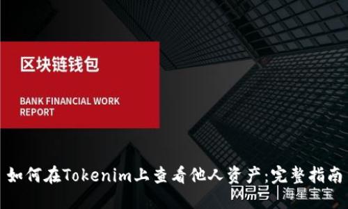 如何在Tokenim上查看他人资产：完整指南