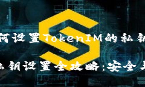 jianjie如何设置TokenIM的私钥/jianjie

TokenIM私钥设置全攻略：安全与便捷并存